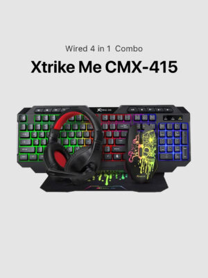 XTRIKE ME Gaming Combo 4-in-1 Kit CMX-415 - Black