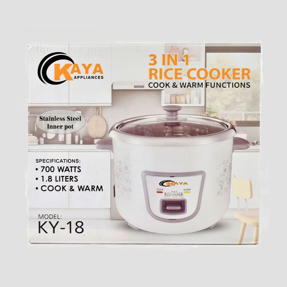 Kaya KY-18K Cylinder Rice Cooker - Image 3