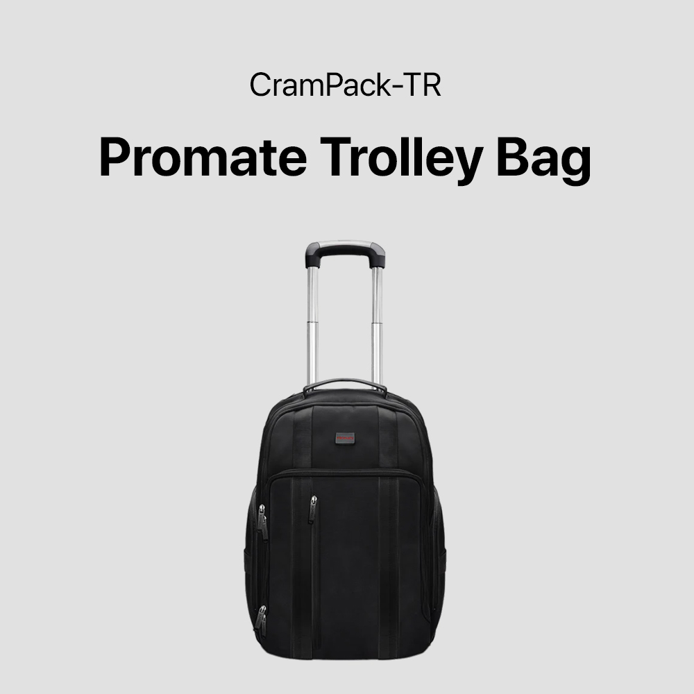 Promate CramPack-TR Laptop Trolley Bag - Image 5