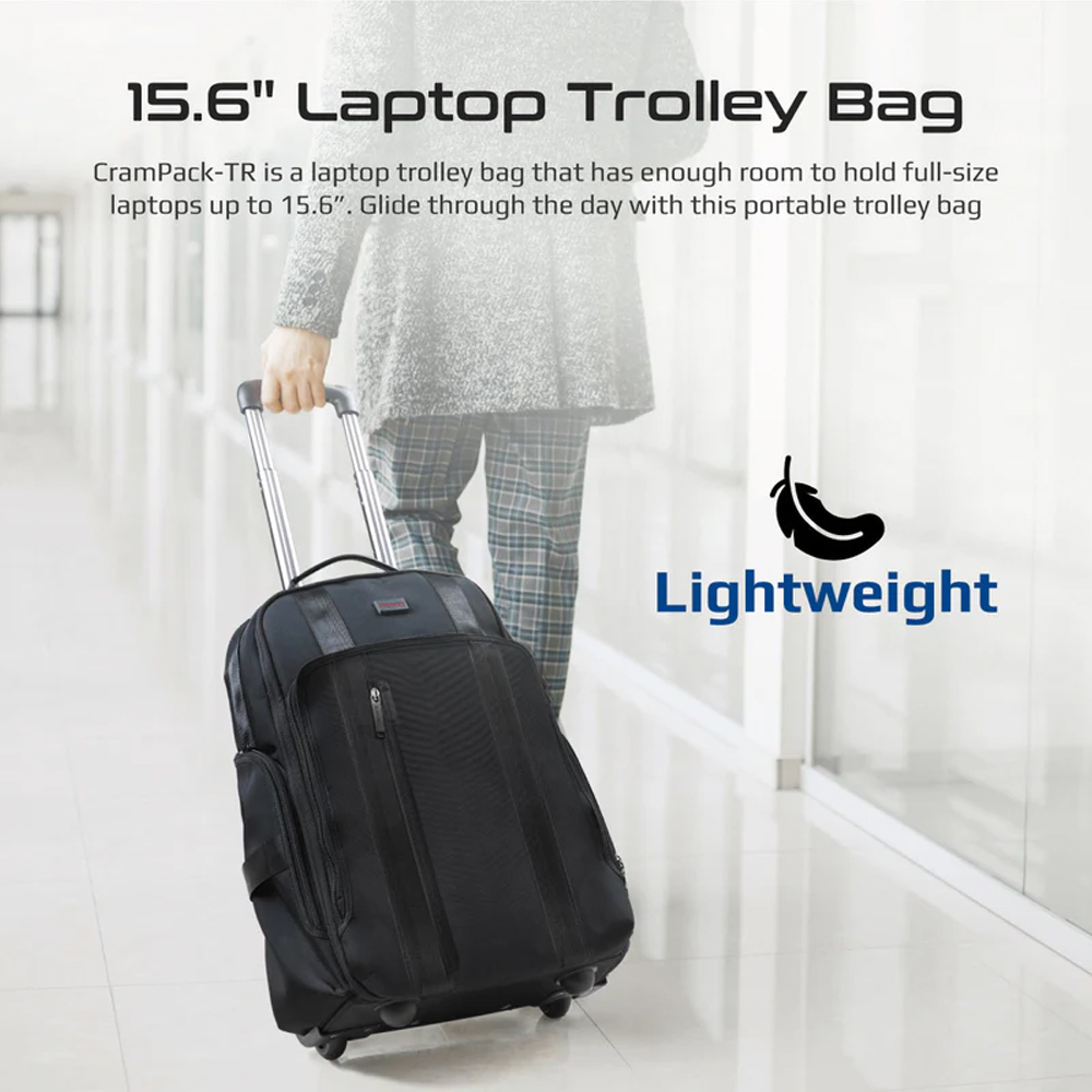 Promate CramPack-TR Laptop Trolley Bag - Image 4