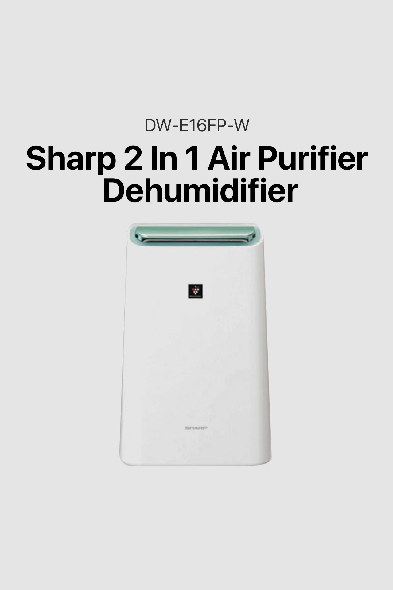 Sharp 24 sqm Air Plasmacluster 2 In 1 Air Purifier Dehumidifier