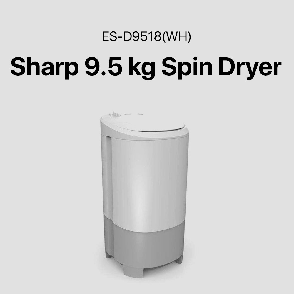 Sharp 9.5 Spin Dryer (ES-D9518(WH)) - Image 5