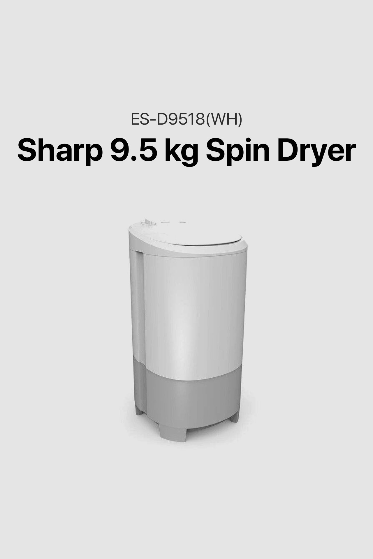 Sharp 9.5 Spin Dryer (ES-D9518(WH))