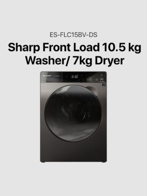 Sharp 10.5 kg washer / 7.0 kg dryer Combo Front Load Washing Machine