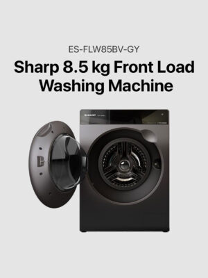 Sharp 8.5 kg Front Load Washing Machine (ES-FLW85BV-GY)