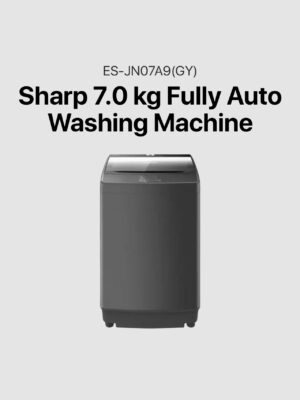 Sharp 7.0 kg Fully Automatic Washing Machine (Top Load) - (ES-JN07A9(GY))