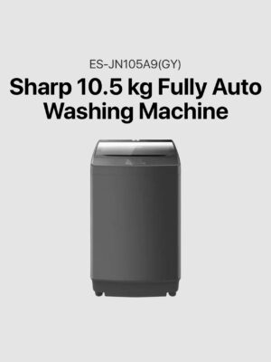 Sharp 10.0 kg Fully Automatic Washing Machine (Top Load) – (ES-JN105A9(GY))