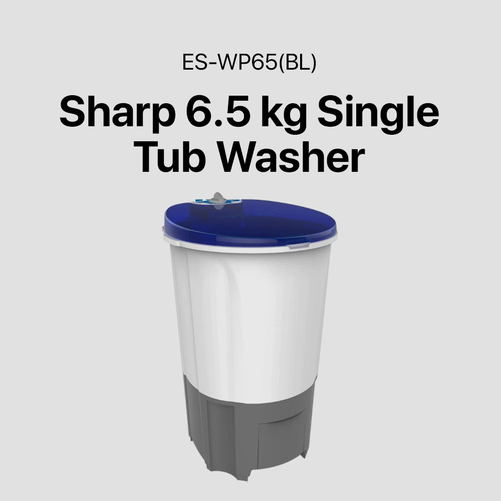 Sharp 6.5 kg Single Tub Washer (ES-WP65(BL)) - Image 5