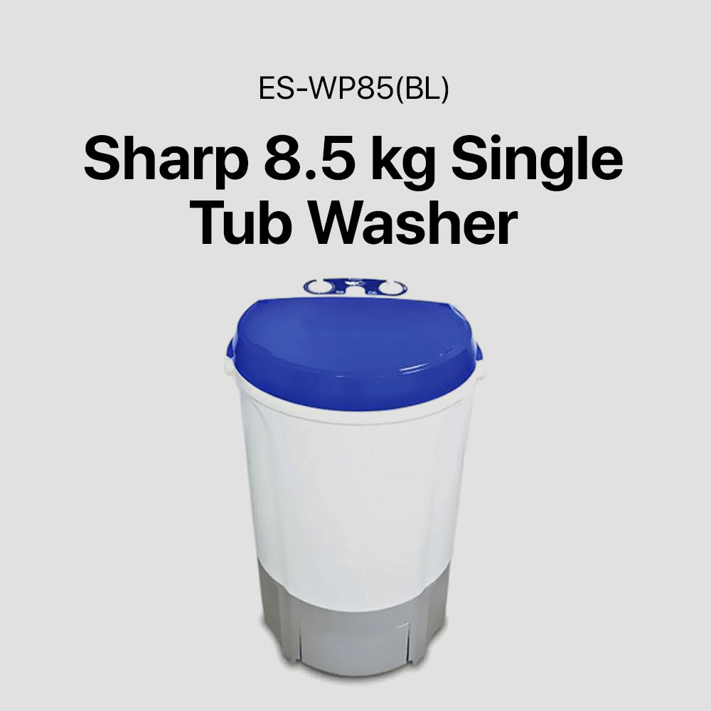 Sharp 8.5 kg Single Tub Washer (ES-WP85(BL)) - Image 5