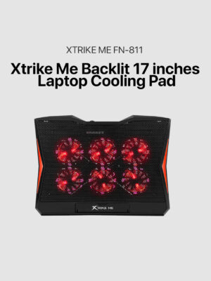 XTRIKE ME Backlit 17" Laptop Cooling Pad FN-811 - Black