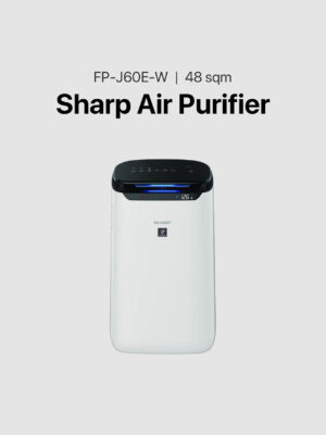 Sharp 48 sqm Air Purifier (FP-J60E-W)