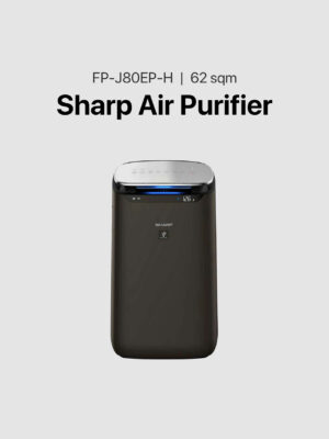 Sharp 62 sqm Air Purifier (FP-J80EP-H)
