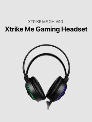 XTRIKE ME Backlit, Stereo Gaming Headset GH-510 - Black