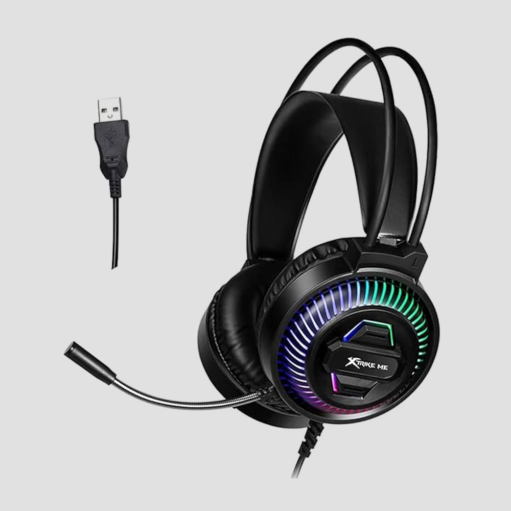 XTRIKE ME Backlit, Stereo Gaming Headset GH-510 - Black - Image 4