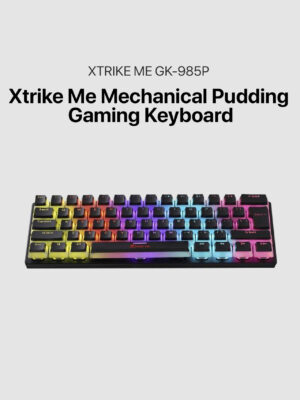 XTRIKE ME Backlit, Mechanical Pudding Gaming Keyboard GK-985P - Black