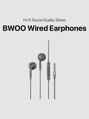 BWOO HF20 Hi-Fi Sound Quality Stereo Wired Earphones