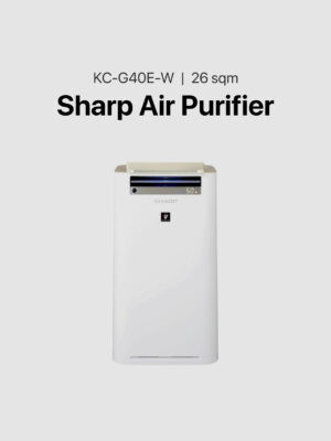Sharp 26 sqm Air Purifier (KC-G40E-W)