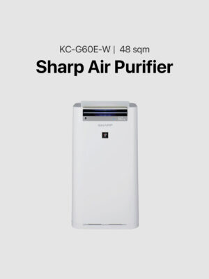 Sharp 48 sqm Air Purifier (KC-G60E-W)