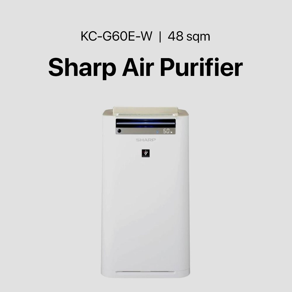 Sharp 48 sqm Air Purifier (KC-G60E-W) - Image 5