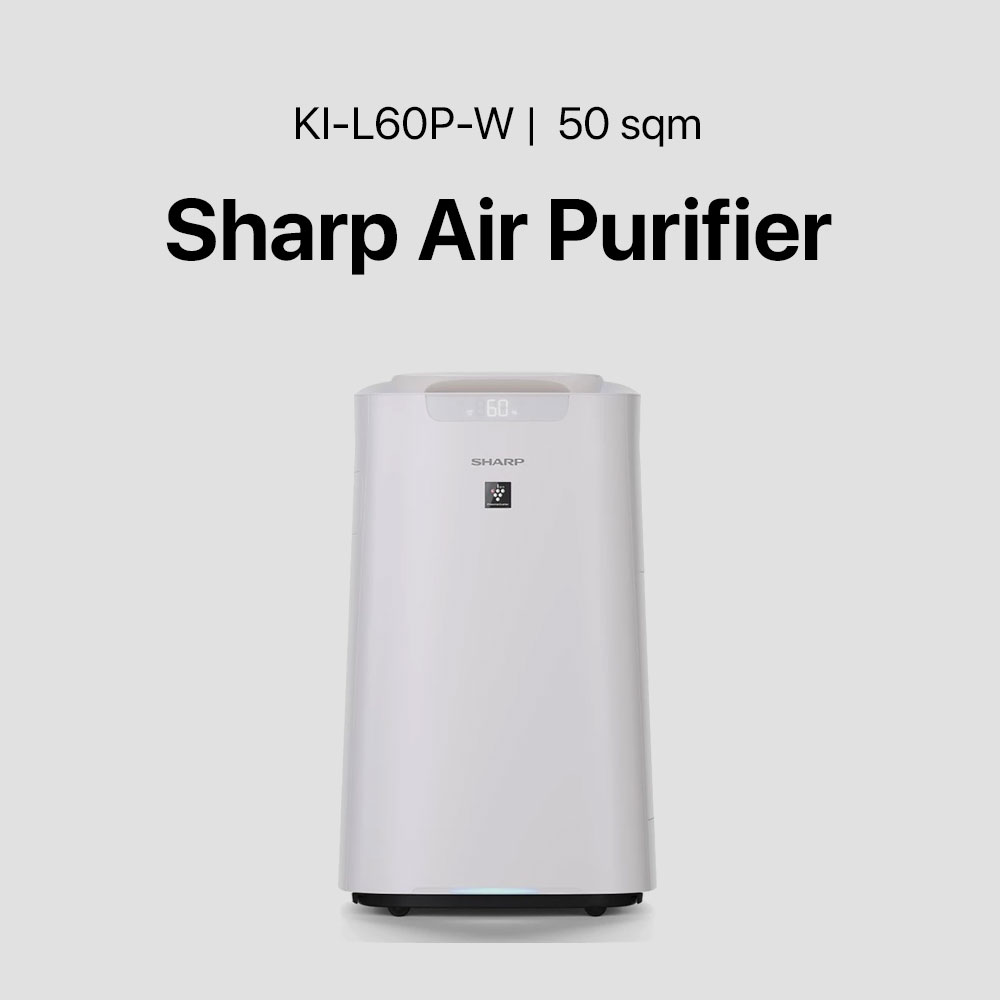 Sharp 50 sqm Air Purifier (KI-L60P-W) - Image 5