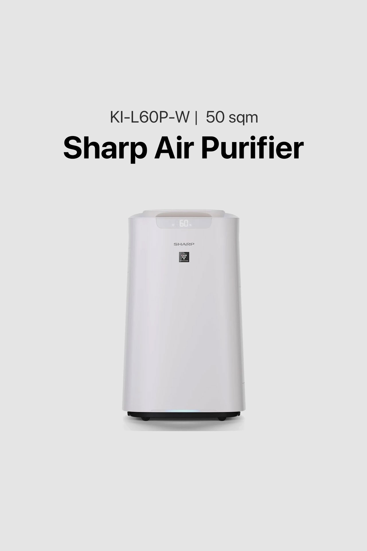 Sharp 50 sqm Air Purifier (KI-L60P-W)