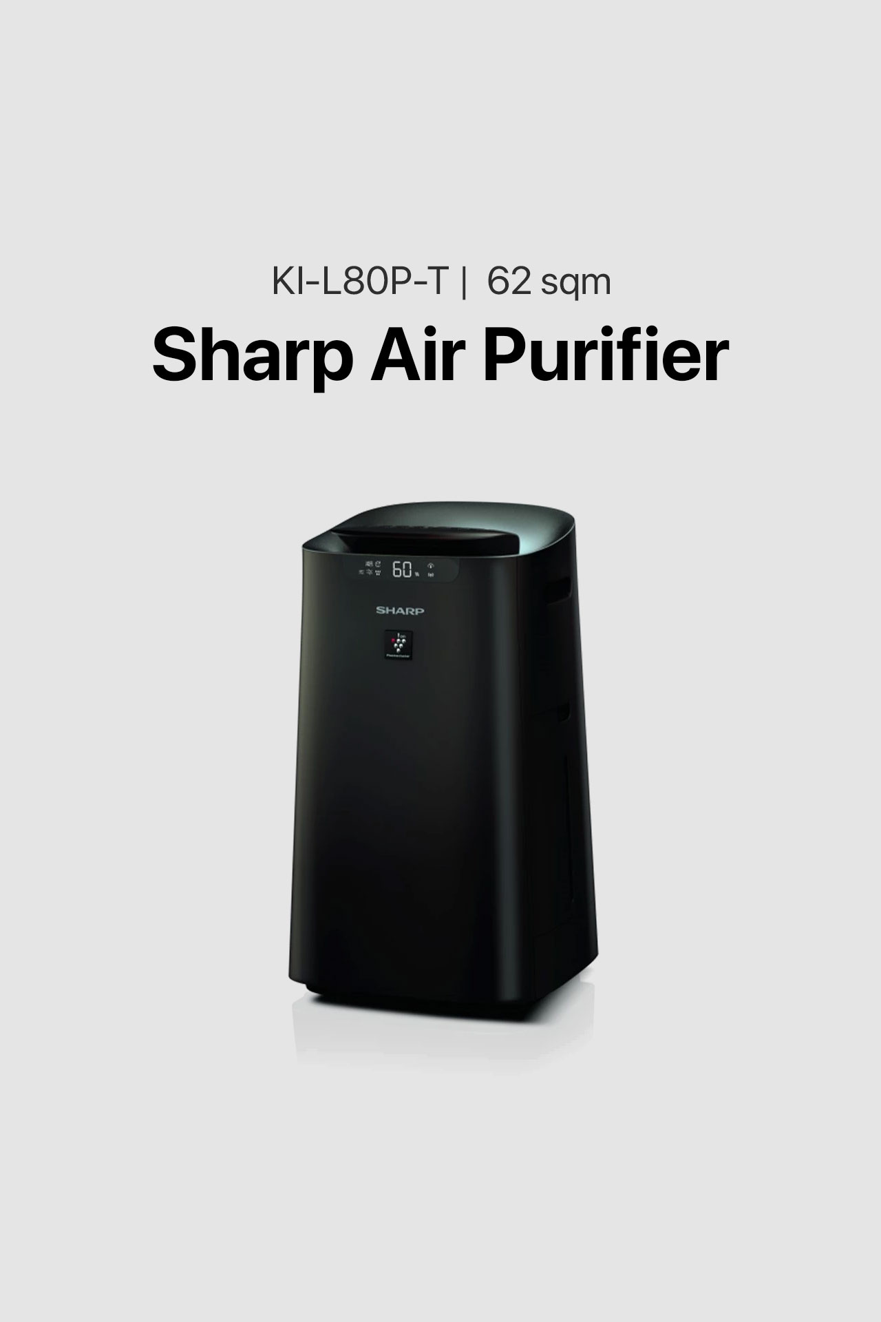 Sharp 62 sqm Air Purifier (KI-L80P-T)