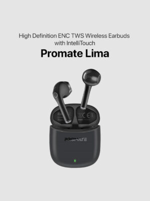 Promate Lima - High Definition ENC TWS Wireless Earbuds  with IntelliTouch