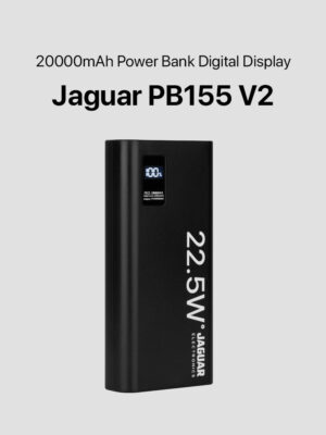 Jaguar Electronics PB155 V2 20000mAh Power Bank Digital Display Type-C