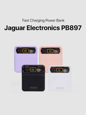 Jaguar Electronics PB897 10000mAh 22.5W PD/QC 3.0 Fast Charging Power Bank With Built-in Cables