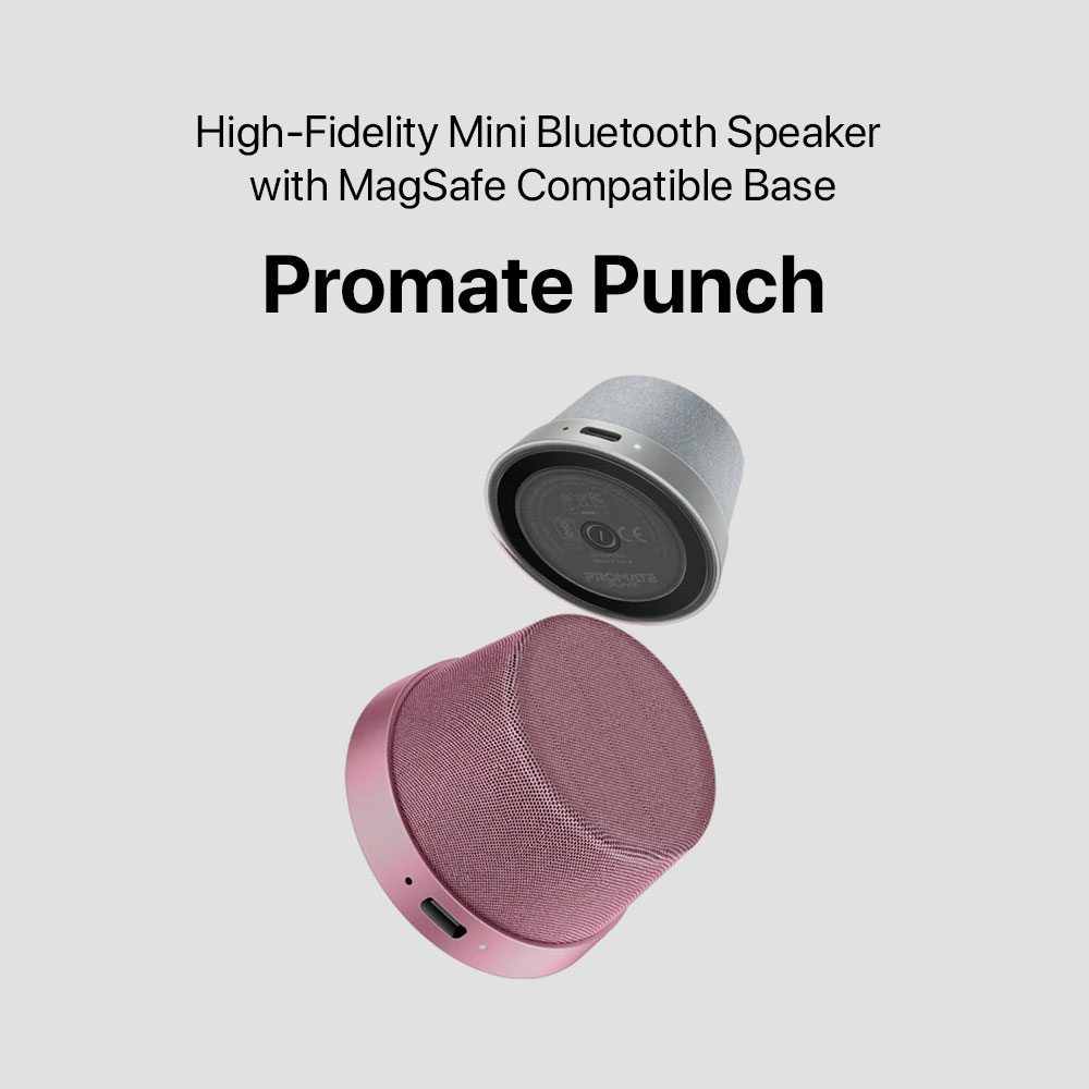 Promate Punch - High-Fidelity Mini Bluetooth Speaker - Image 5