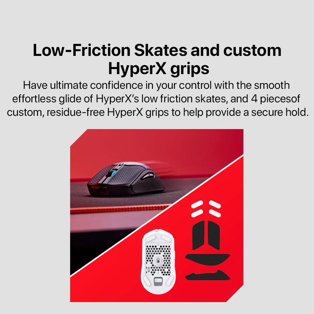 HyperX Pulsefire Haste 2 - Wireless Gaming Mouse (6N0A9AA) - Image 2