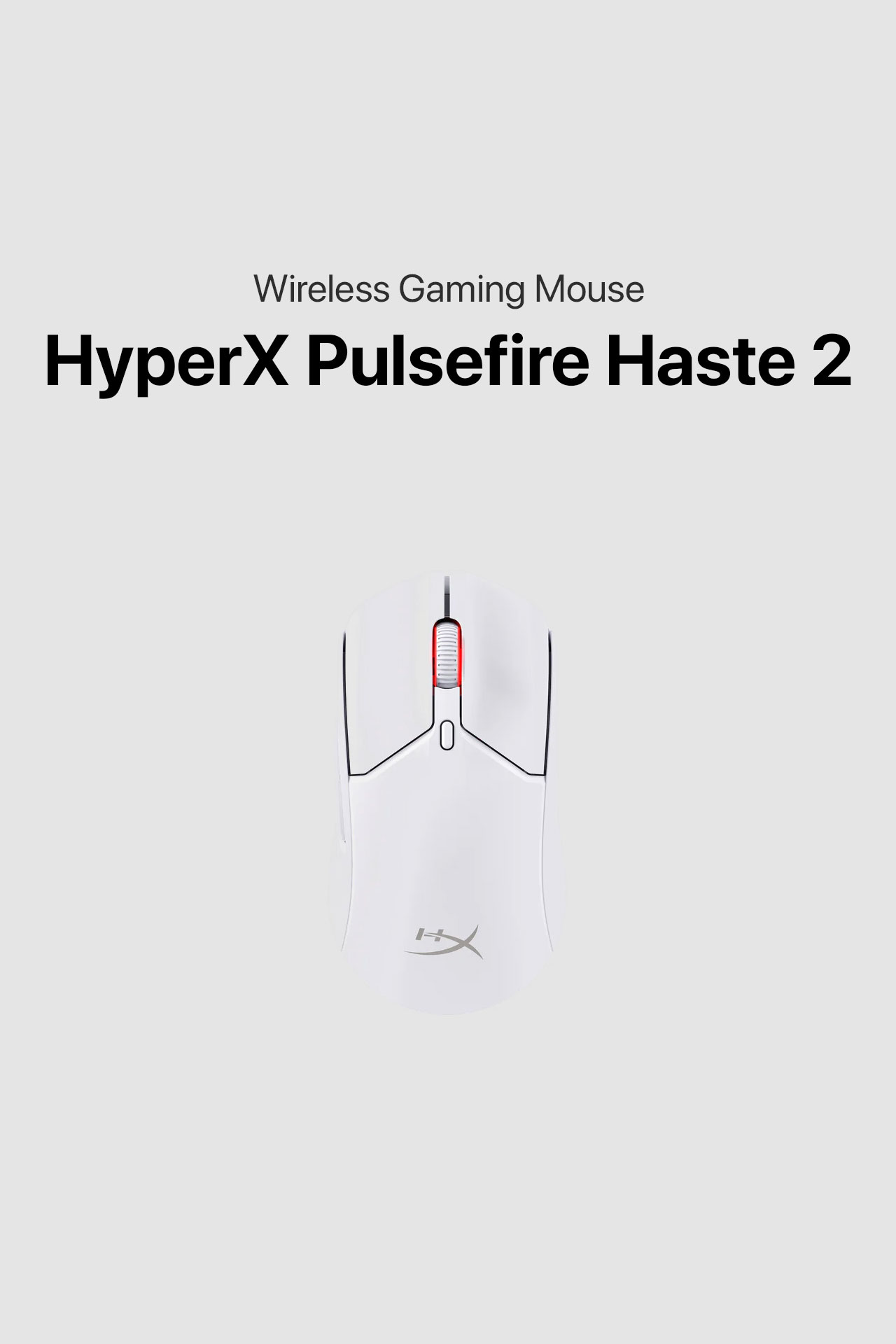 HyperX Pulsefire Haste 2 - Wireless Gaming Mouse (6N0A9AA)