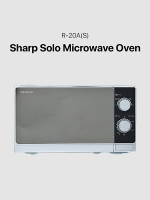 Sharp 20 Liters Solo Microwave Oven (R-20A-S)
