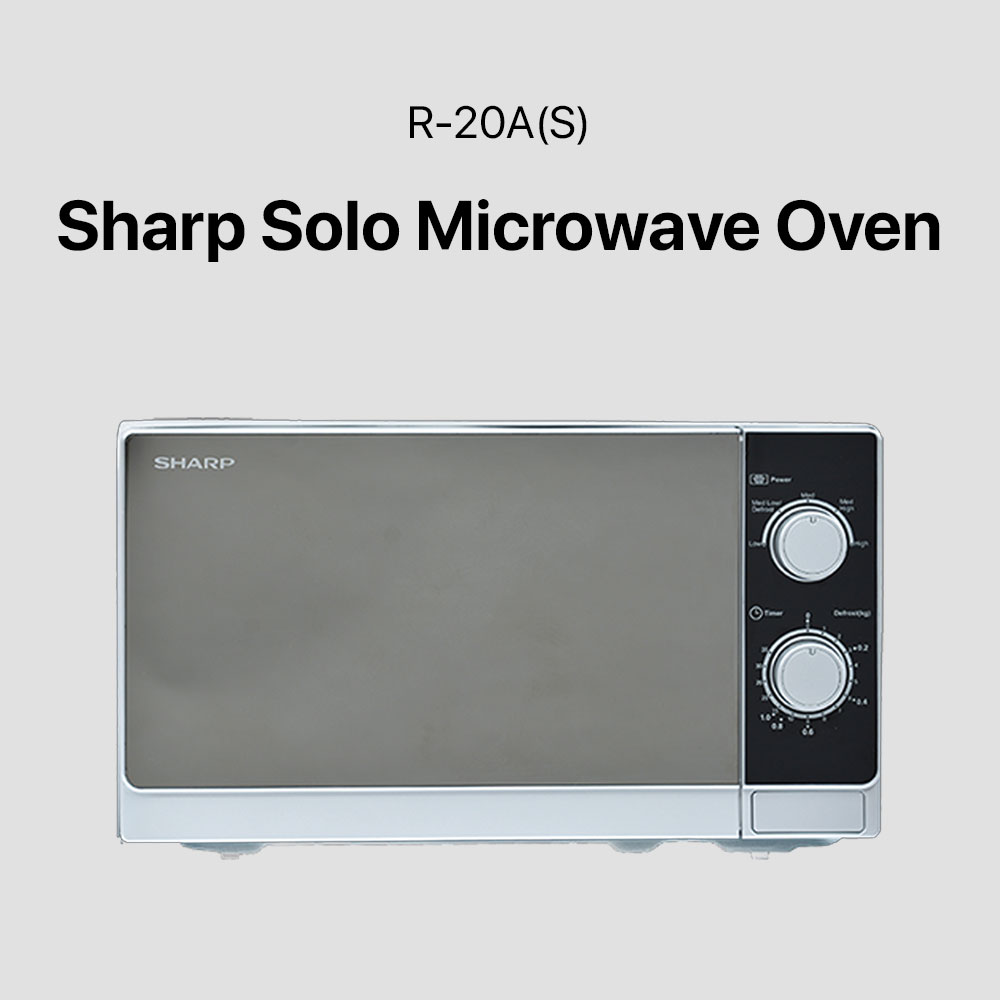 Sharp 20 Liters Solo Microwave Oven (R-20A-S) - Image 5