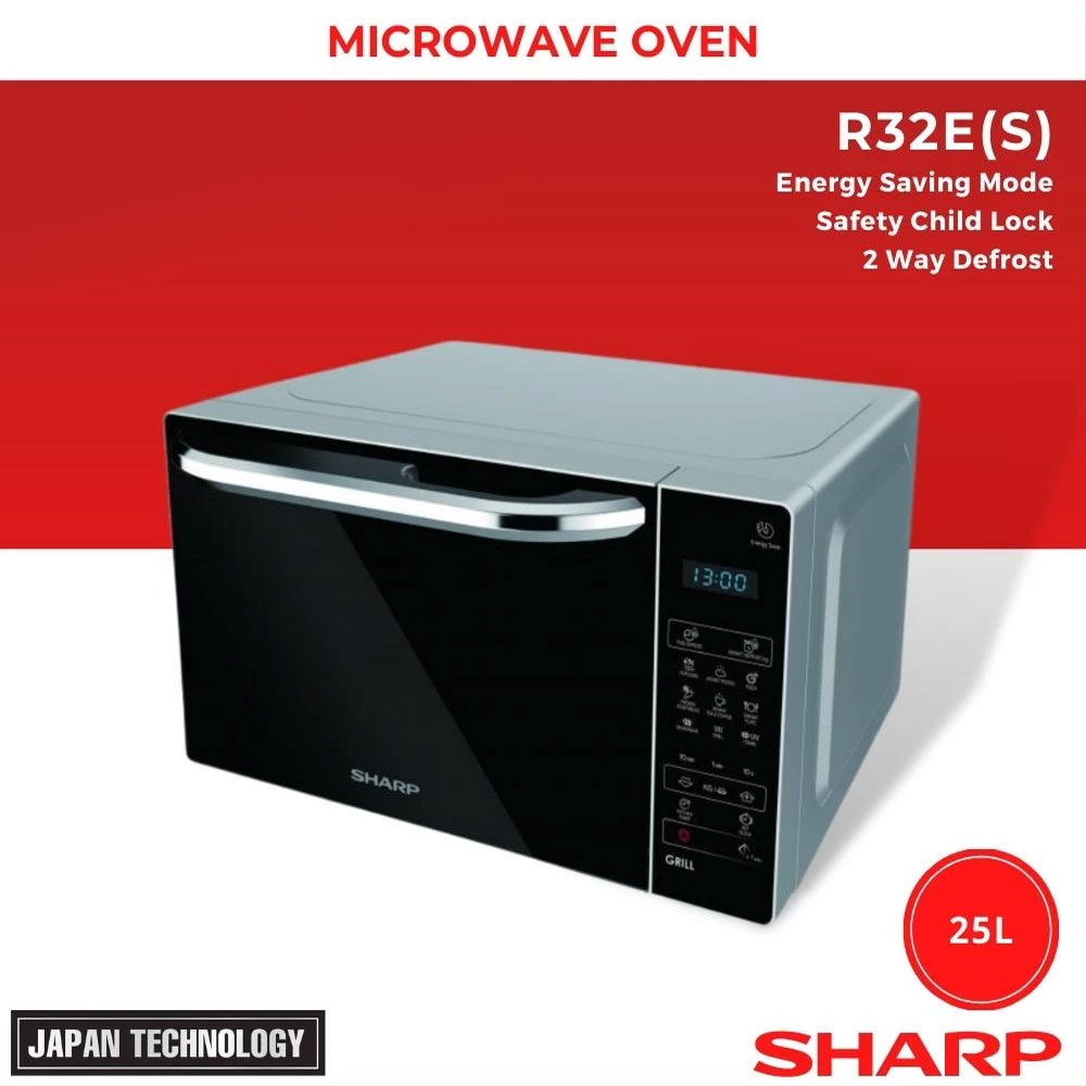 Sharp 25 Liters Microwave Oven (R-32E-S) - Image 3