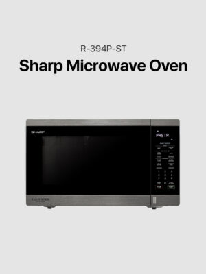 Sharp 34 Liters Smart Inverter Microwave Oven (R-394P-ST)