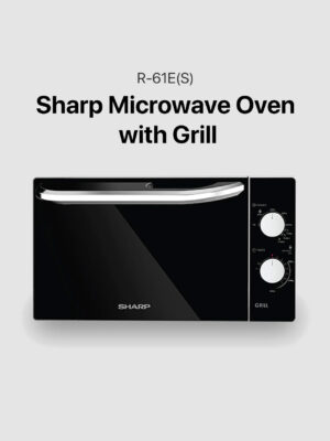 Sharp 20 Liters Microwave Oven with Grill (R-61E-S)