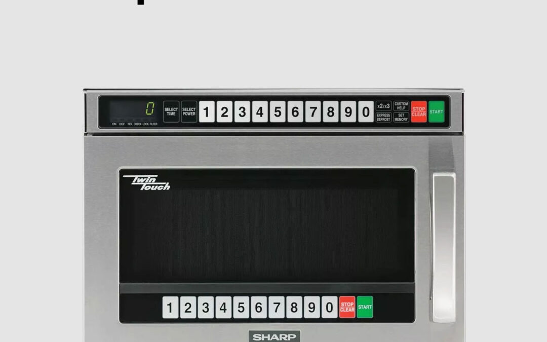Sharp TwinTouch™ 1800 Watt Commercial Microwave Oven with Dual TouchPads (RCD1800M)