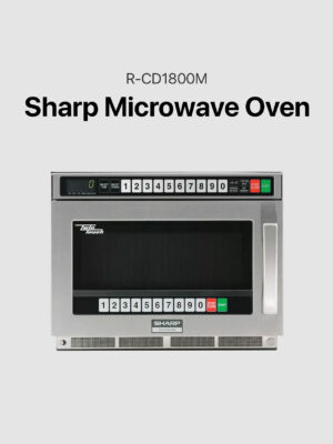 Sharp TwinTouch™ 1800 Watt Commercial Microwave Oven with Dual TouchPads (RCD1800M)