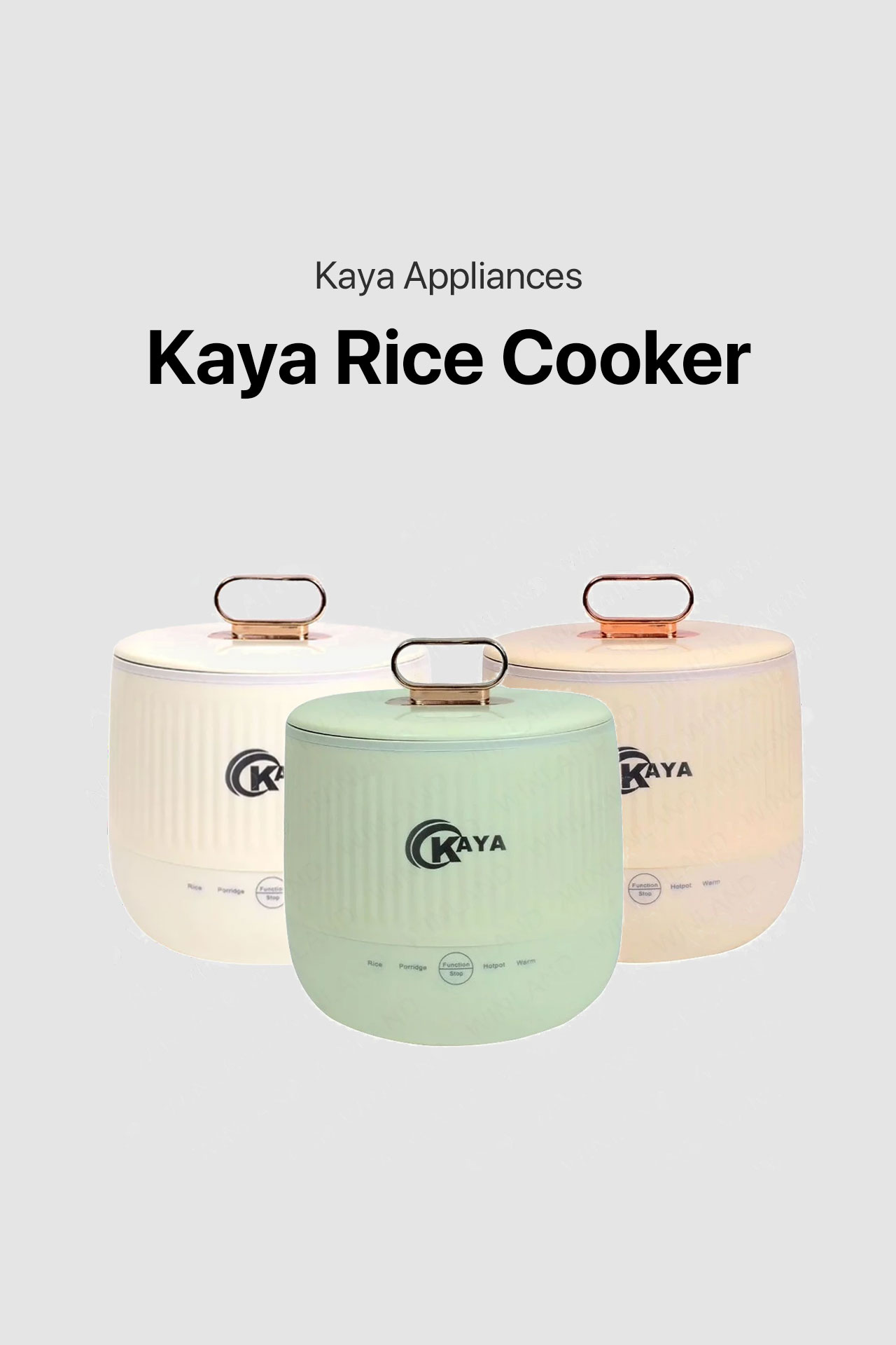 Kaya KY-1801 Intelligent Rice Cooker