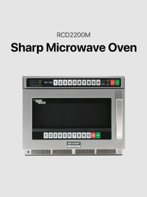 Sharp TwinTouch™ 2200 Watt Commercial Microwave Oven with Dual TouchPads (RCD2200M)
