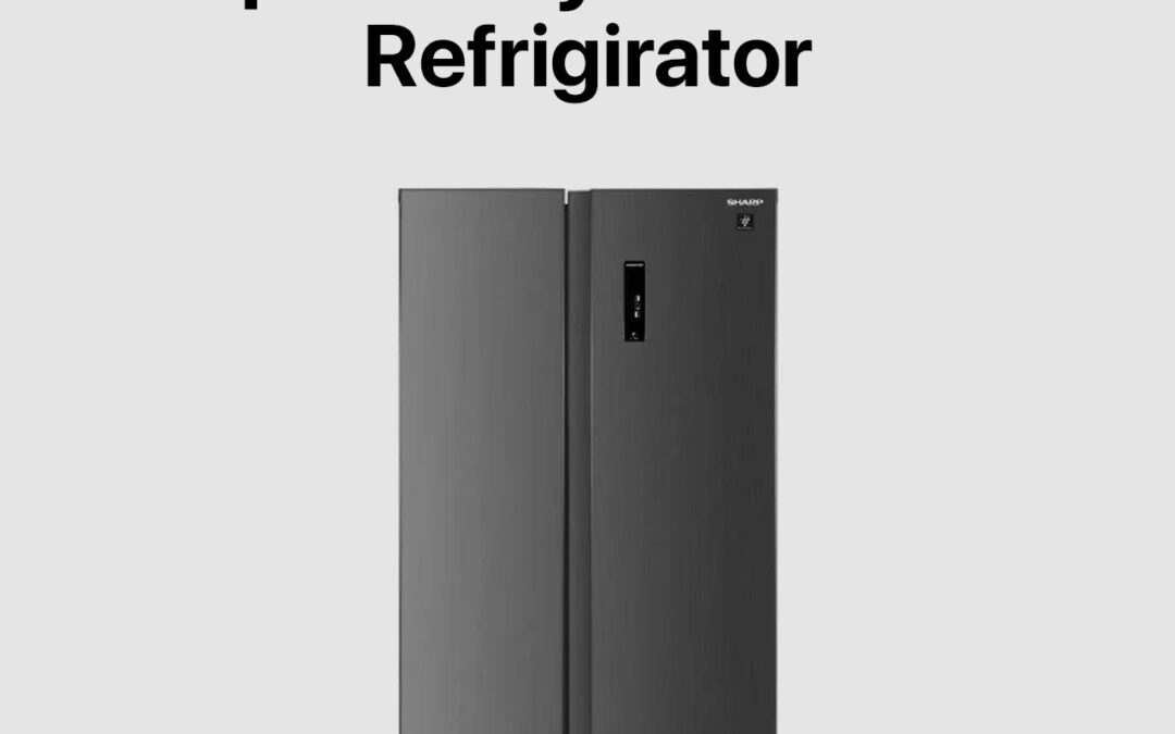 Sharp 21.2 cu. ft. Side-by-Side inverter Refrigerator with PCI (SJ-BLS24BVP-DS)
