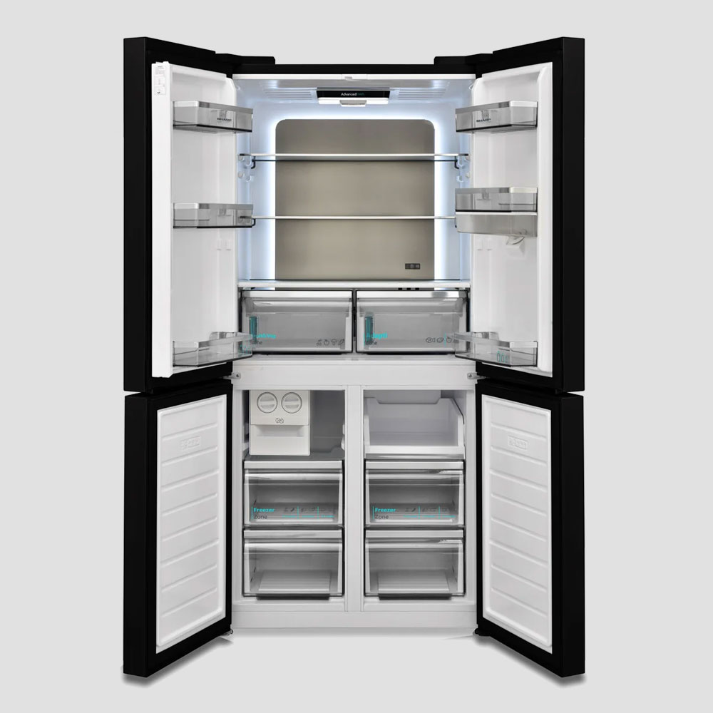 Sharp 16.7 cu. ft. Glass French Door Inverter Refrigerator (SJ-FLG16AVP-BK) - Image 4