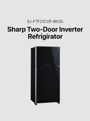 Sharp 23.2 cu. ft Two-Door No Frost Inverter Refrigerator (SJ-FTF21CVP-BK/SL)