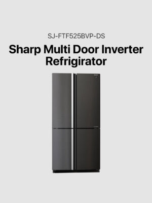 Sharp 22 cu. ft. Multi-Door Inverter Refrigerator (SJ-FTF525BVP-DS)