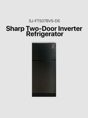 Sharp 6.4 cu. ft Two Door No Frost Inverter Refrigerator (SJ-FTS07BVS-DS)
