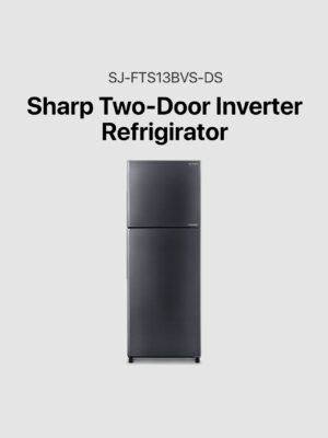 Sharp 12.7 cu. ft Two Door No Frost Inverter Refrigerator (SJ-FTS13BVS-DS)