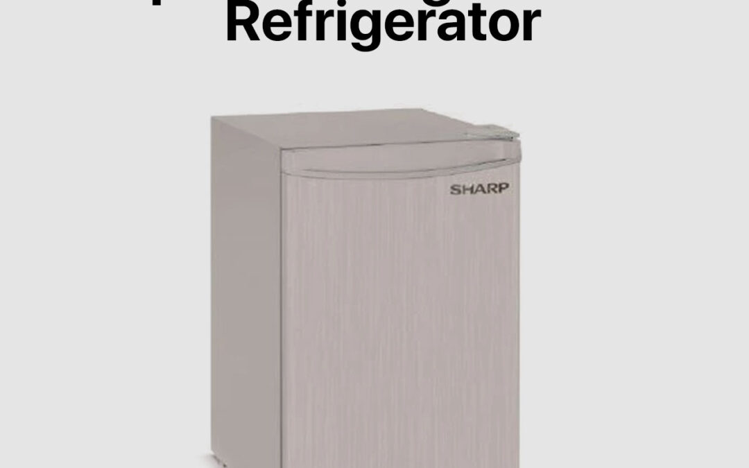 Sharp Mini Fridge 3.5 cu. ft Personal Refrigerator SJ-PL10AS(GY)