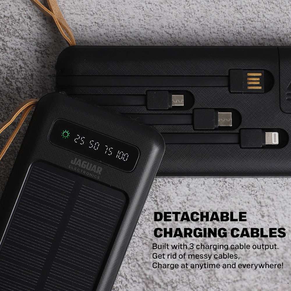 Jaguar Electronics SP610 10000mAh Solar Power Bank - Image 4