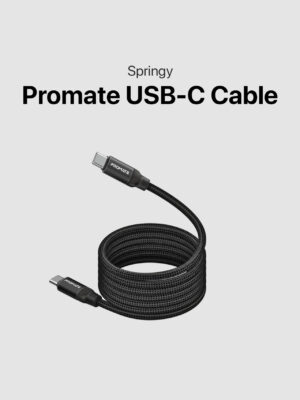Promate Springy Self-Organizing Magnetic USB-C Cable